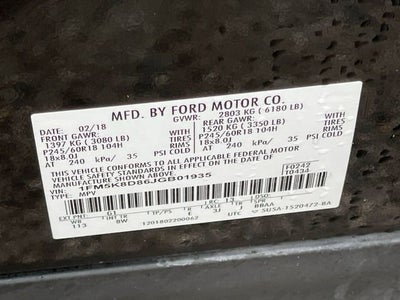 2018 Ford Explorer XLT