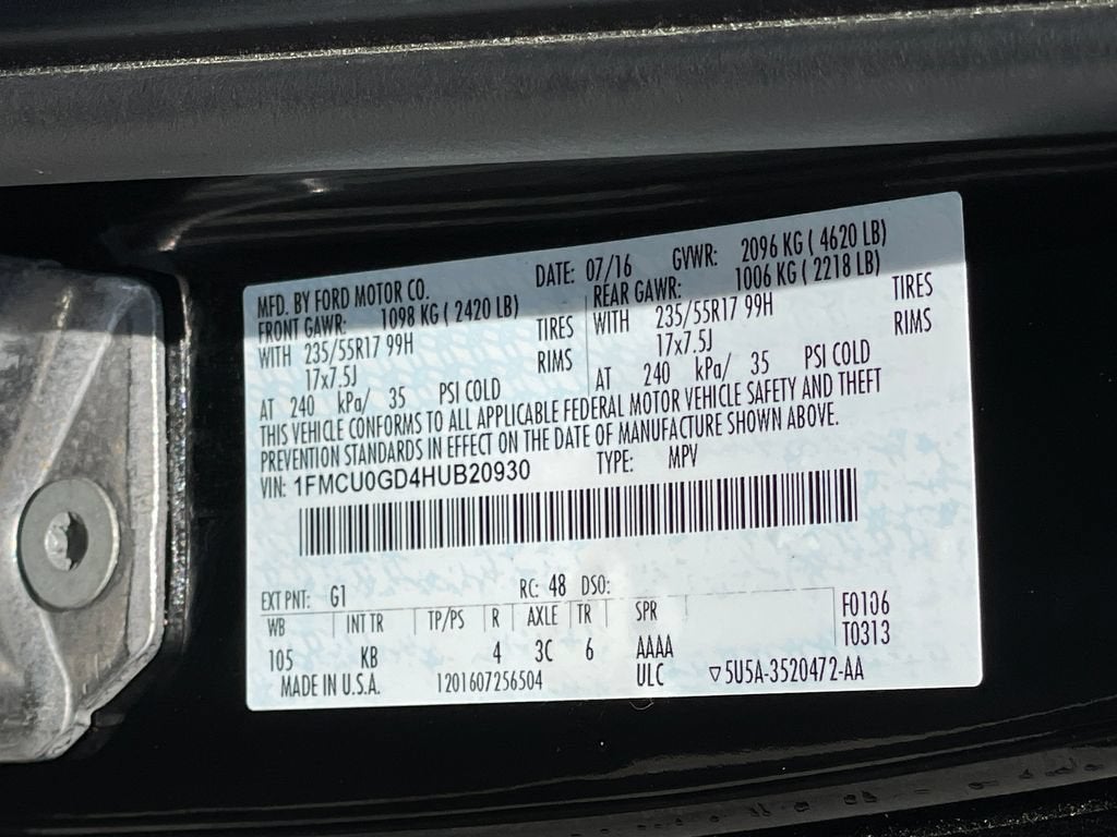 2017 Ford Escape SE