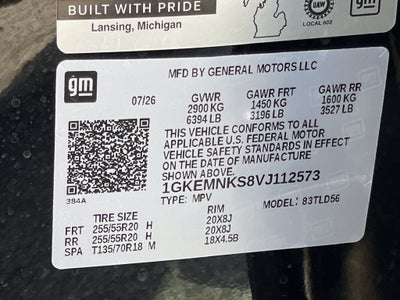 2027 GMC Acadia Elevation