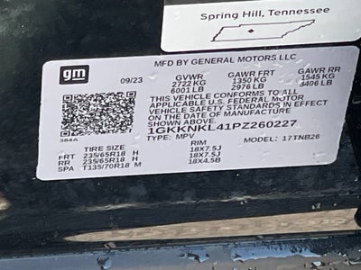 2023 GMC Acadia SLE