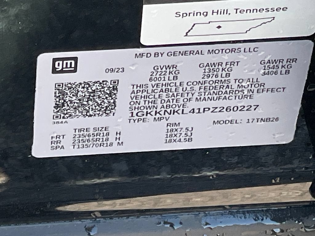 2023 GMC Acadia SLE