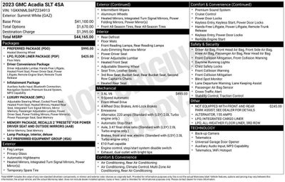 2023 GMC Acadia SLT