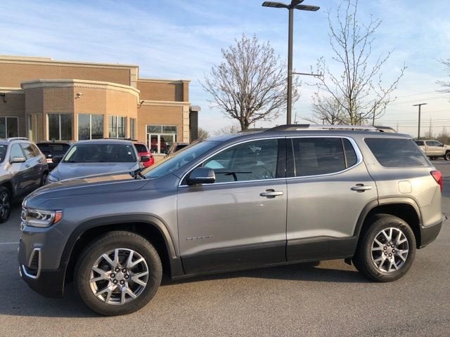 Used 2020 GMC Acadia SLT with VIN 1GKKNULS1LZ127424 for sale in Carmel, IN