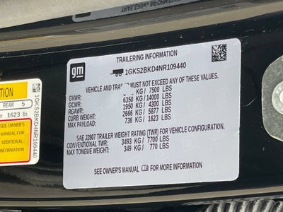 2022 GMC Yukon SLT