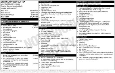 2023 GMC Yukon SLT