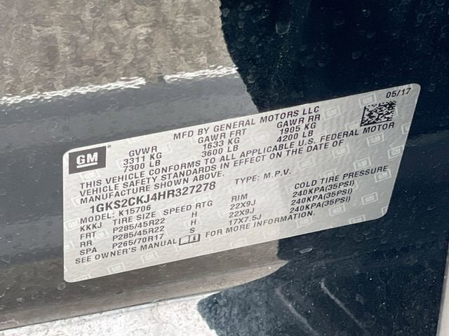 2017 GMC Yukon Denali