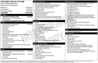 2024 GMC Yukon XL AT4