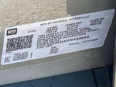 2026 GMC Yukon XL AT4