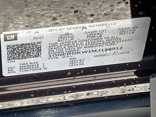 2021 Chevrolet Traverse LT Cloth