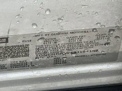 2018 Chevrolet Traverse LT Cloth
