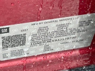 2018 Chevrolet Traverse RS