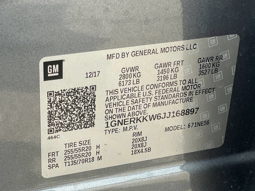 2018 Chevrolet Traverse Premier