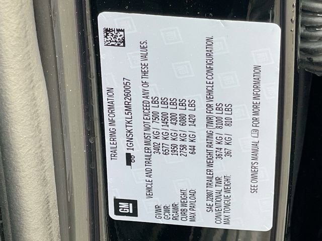 2021 Chevrolet Tahoe High Country