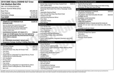 2018 GMC Sierra 2500 HD SLT