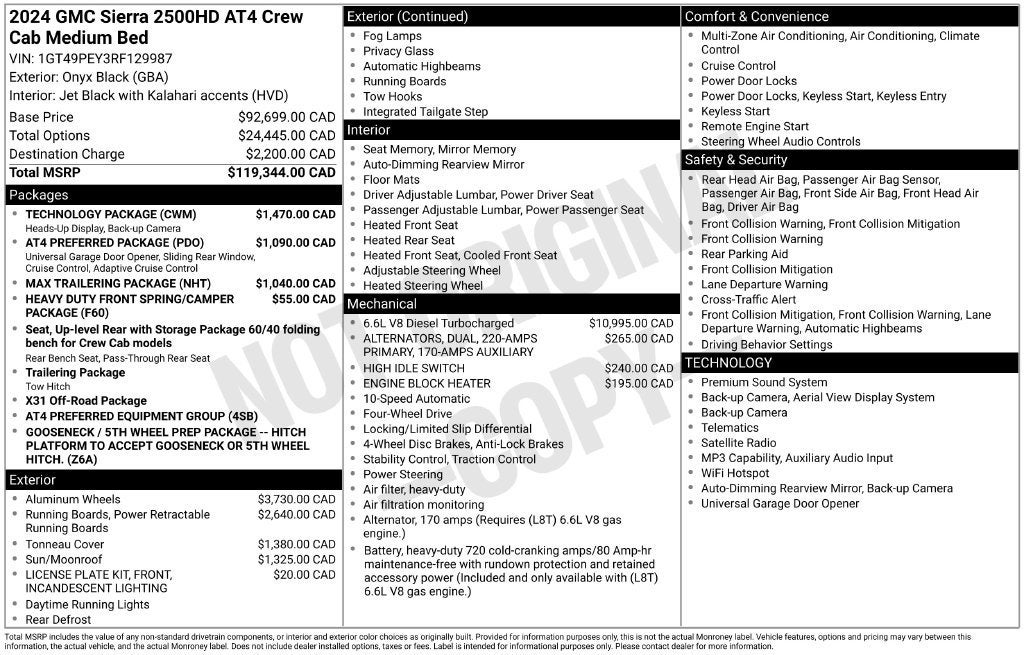 2024 GMC Sierra 2500 HD AT4