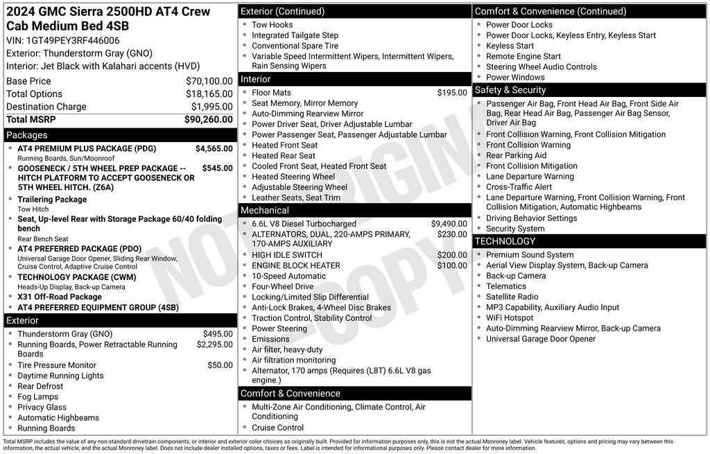 2024 GMC Sierra 2500 HD AT4