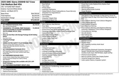2025 GMC Sierra 2500 HD SLT