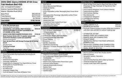 2026 GMC Sierra 2500 HD AT4X