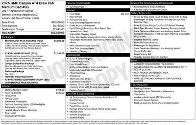 2026 GMC Canyon AT4