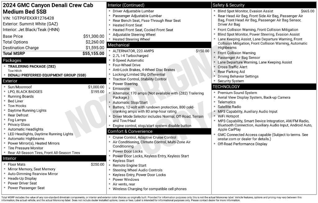 2024 GMC Canyon Denali