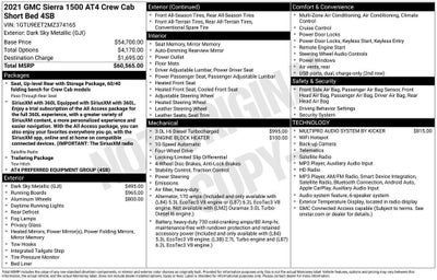 2021 GMC Sierra 1500 AT4