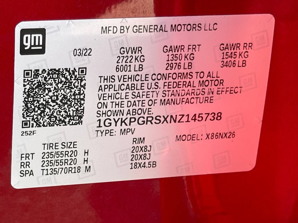 2022 Cadillac XT6 Sport