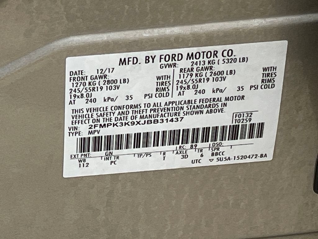 2018 Ford Edge Titanium
