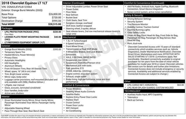 2018 Chevrolet Equinox LT