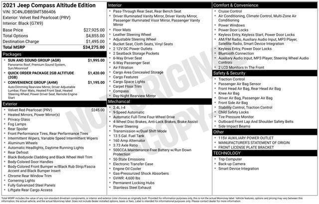 2021 Jeep Compass Altitude 4x4