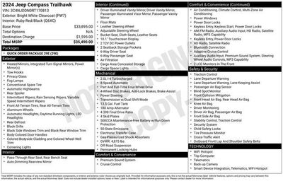 2024 Jeep Compass Trailhawk 4x4