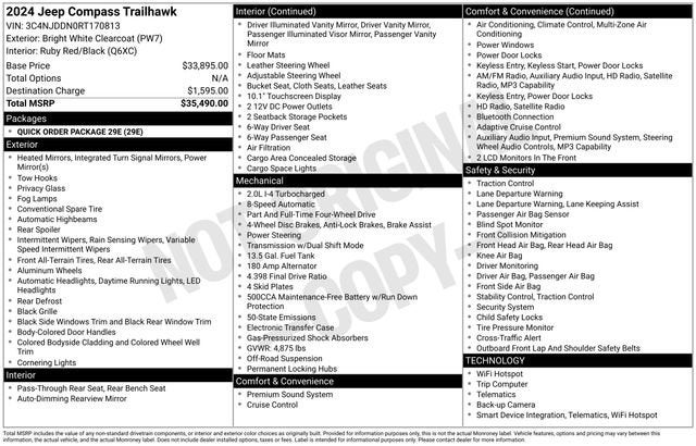 2024 Jeep Compass Trailhawk 4x4