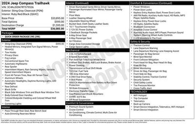 2024 Jeep Compass Trailhawk