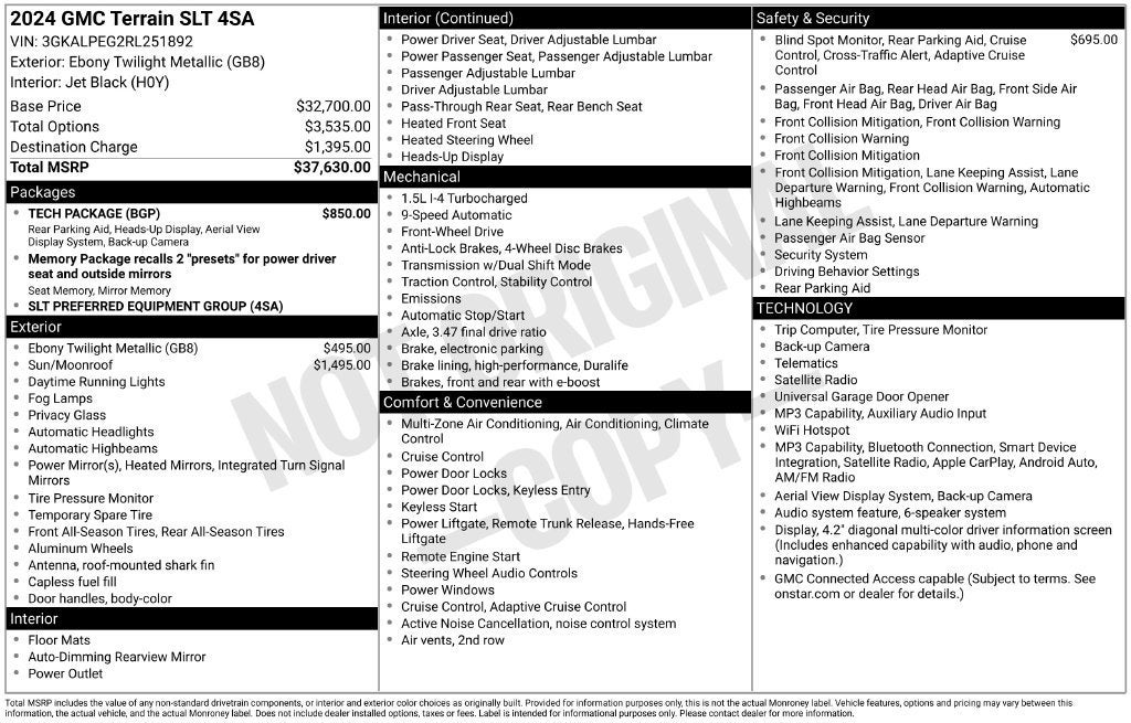 2024 GMC Terrain SLT