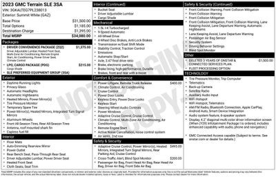 2023 GMC Terrain SLE