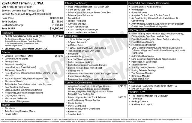 2024 GMC Terrain SLE