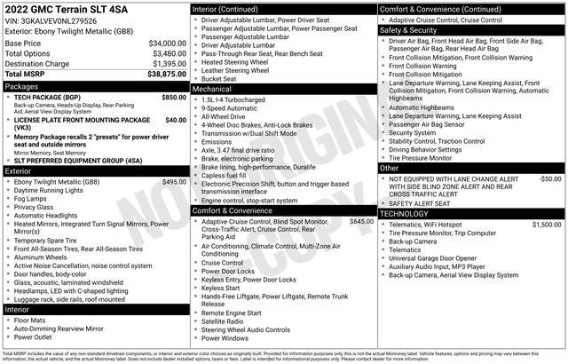 2022 GMC Terrain SLT