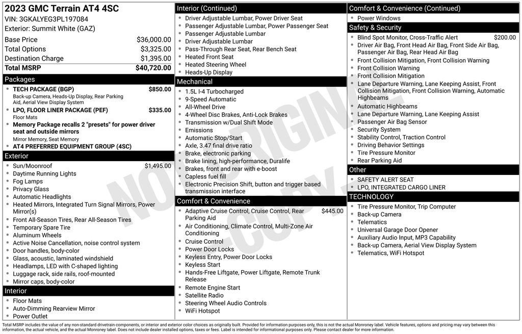 2023 GMC Terrain AT4