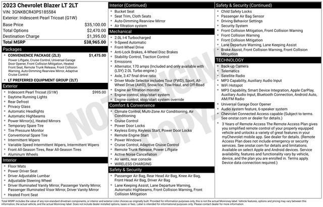 2023 Chevrolet Blazer 2LT