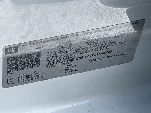 2018 GMC Sierra 1500 SLT