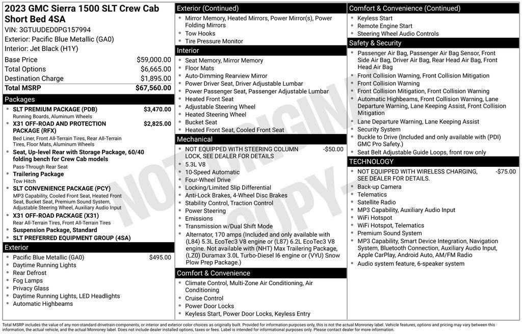 2023 GMC Sierra 1500 SLT