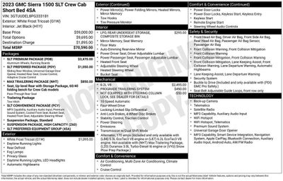 2023 GMC Sierra 1500 SLT