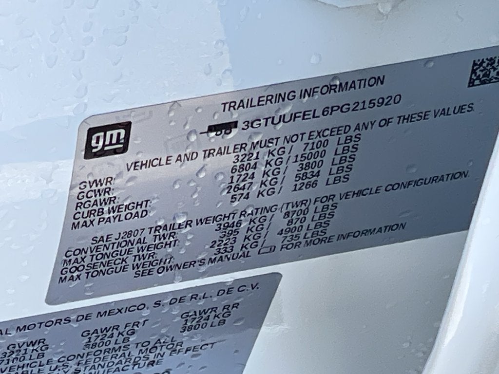 2023 GMC Sierra 1500 AT4X