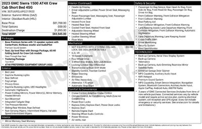 2023 GMC Sierra 1500 AT4X