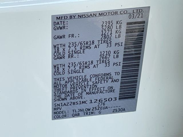 2021 Nissan Murano SV Intelligent AWD