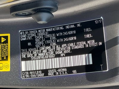2018 Toyota Highlander SE