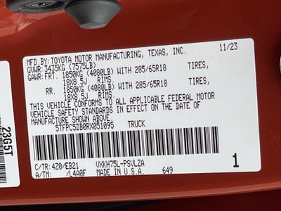 2024 Toyota Tundra Hybrid TRD Pro 4WD