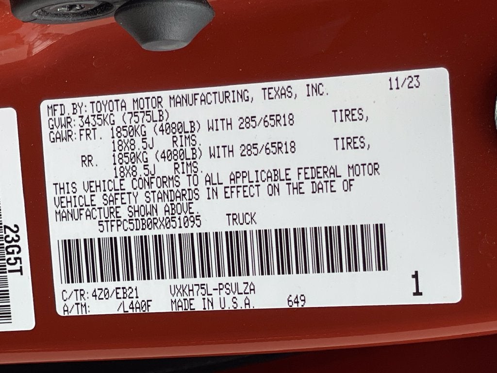 2024 Toyota Tundra Hybrid TRD Pro 4WD