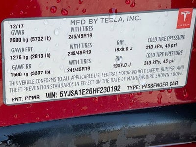 2017 Tesla Model S 100D
