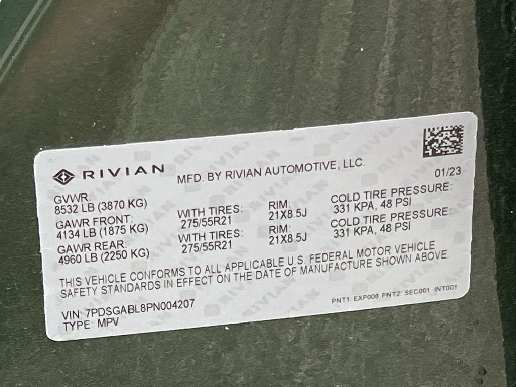 2023 RIVIAN R1S Launch Edition