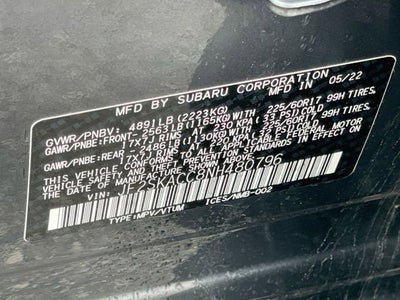 2022 Subaru Forester 4DR CVT